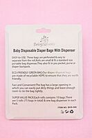 Baby Diaper Disposal Bags with Travel Dispenser & 5 Refill Rolls – Assorted Colours