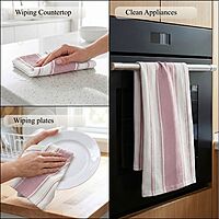 Striped Kitchen Towel Set of 2