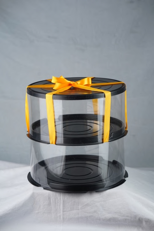 CLEAR CAKE BOXES 3 kg