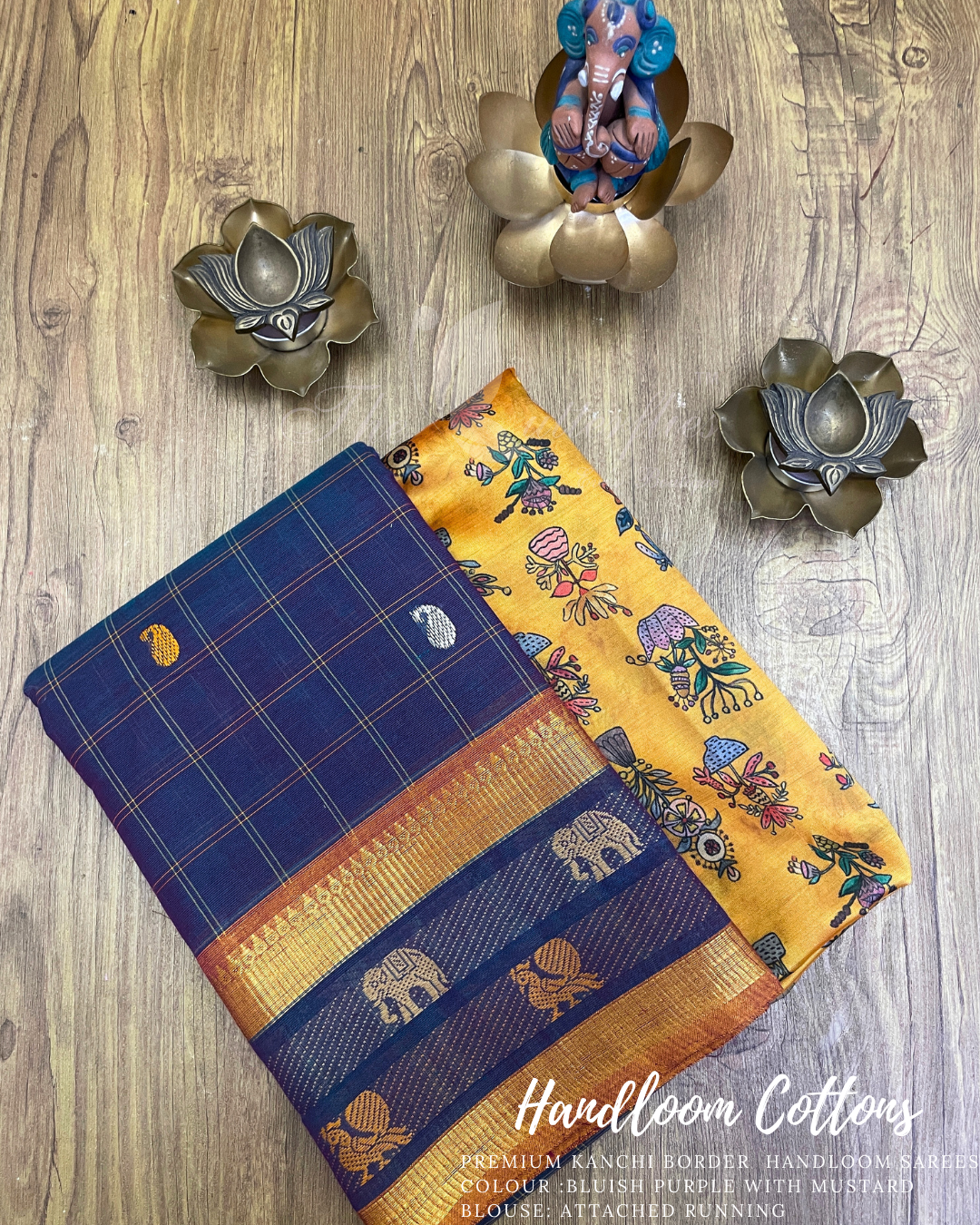 HANDLOOM COTTON SAREE KRSSHCS24034