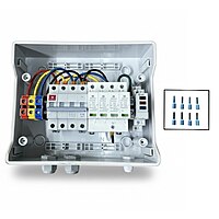 Havells ACDB Premium IP66 Waterproof – 32A MCB,320V SPD & 3-Phase Indicator (5-10kW)