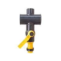 4WC TEE 63 mm / Ball Valve 40 mm / 40 mm Lock