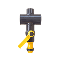 4WC TEE 63 mm / Ball Valve 40 mm / 40 mm Lock