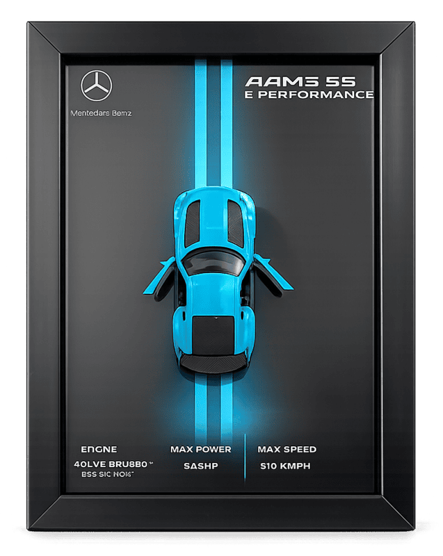 Mercedes-Benz Die Cast Frame