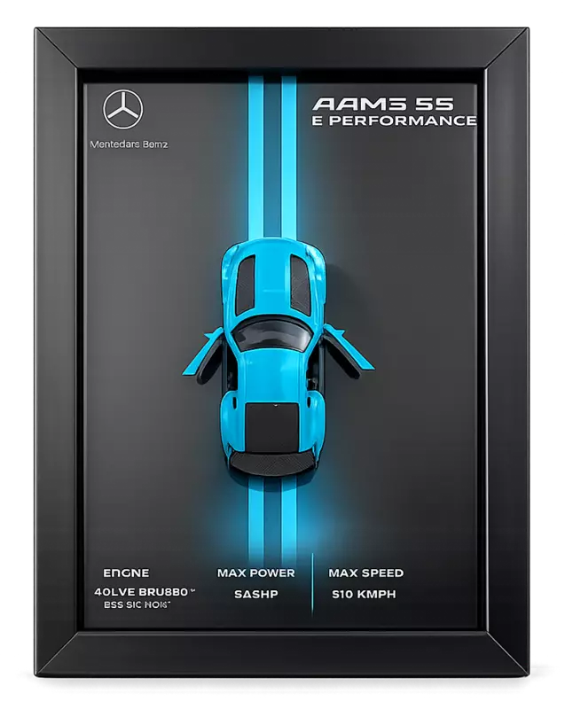 Mercedes-Benz Die Cast Frame