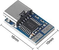 WalkOnAir USB C PD DC Fixed Voltage Power Trigger Decoy Module PDC004 - IP2721 Type C(9V,12V,15V,20V)) WalkOnAir USB C PD DC Fixed Voltage Power Trigger Decoy Module PDC004 - IP2721 Type C(9V,12V,15V,20V))