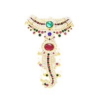 Multicolour Stone Crown For God/Amman