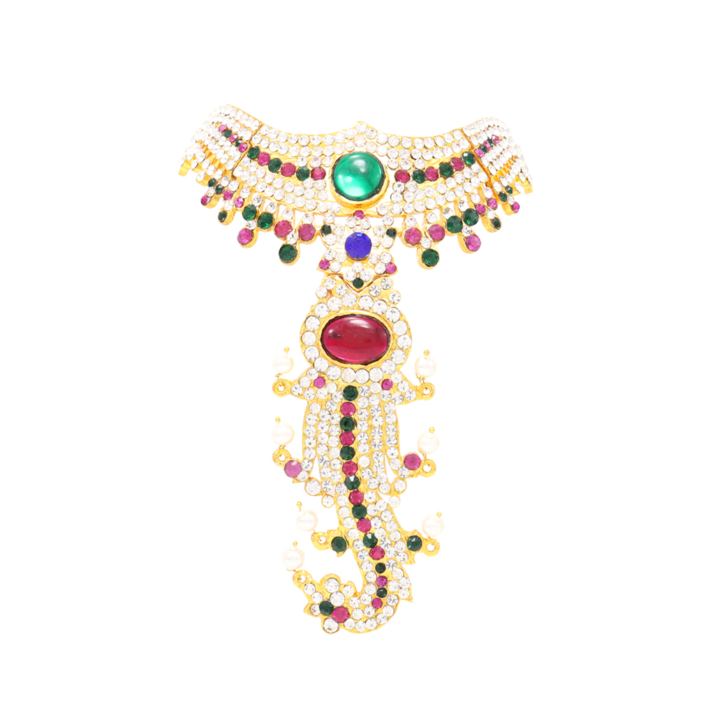 Multicolour Stone Crown For God/Amman
