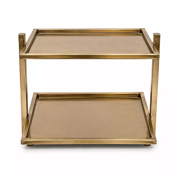 2 1 SPOON STAND GOLD