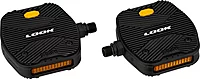 LOOK GEO CITY GRIP FLAT PEDALS BLACK