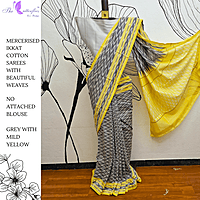 IKKAT MERCERISED COTTON SAREE BGHSDIC23326 IKKAT MERCERISED COTTON SAREE BGHSDIC23326