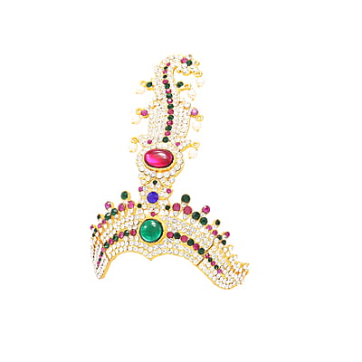 Multicolour Stone Crown For God/Amman Multicolour Stone Crown For God/Amman