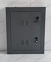 Compact grey MS GI outdoor LED cabinet 640 x 800 mm, powder-coated matte – Lumina Display Systems