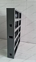Compact grey MS GI outdoor LED cabinet 640 x 800 mm, powder-coated matte – Lumina Display Systems
