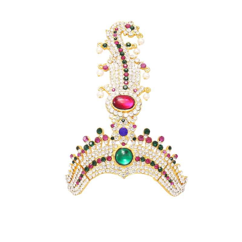 Multicolour Stone Crown For God/Amman Multicolour Stone Crown For God/Amman