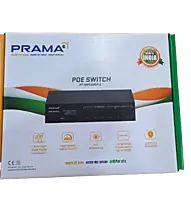 PRAMA POE SWITCH 4 PORT 10/100+2 UPLINK ETHERNET 10/100 PT-SW1U06P-E