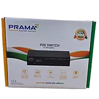 PRAMA POE SWITCH 4 PORT 10/100+2 UPLINK ETHERNET 10/100 PT-SW1U06P-E