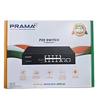 PRAMA POE SWITCH 8 PORT 10/100+2 UPLINK ETHERNET GIGA PT-SW3U10P-E