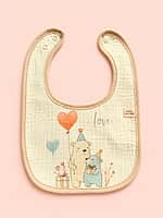 Muslin Cotton Baby Bibs - Pack of 2 - Assorted Designs Muslin Cotton Baby Bibs - Pack of 2 - Assorted Designs