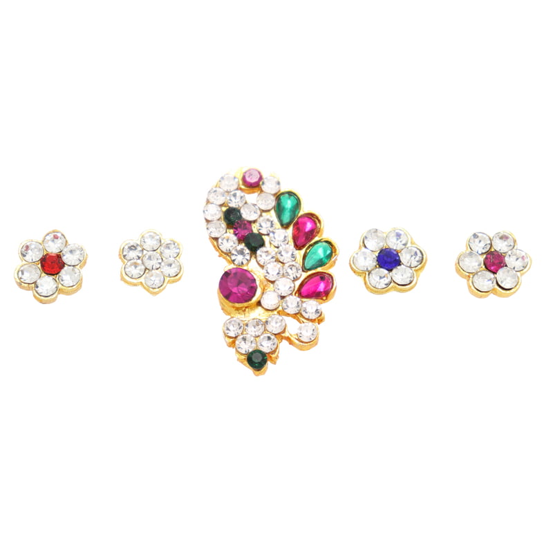 God Ornament Multi-stone bindi/thilagam/Pottu