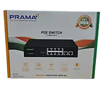 PRAMA POE SWITCH 8 PORT 10/100+2 UPLINK ETHERNET GIGA PT-SW3U10P-E