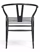 Sigma Wishbone Metal Dining Weaving Chair