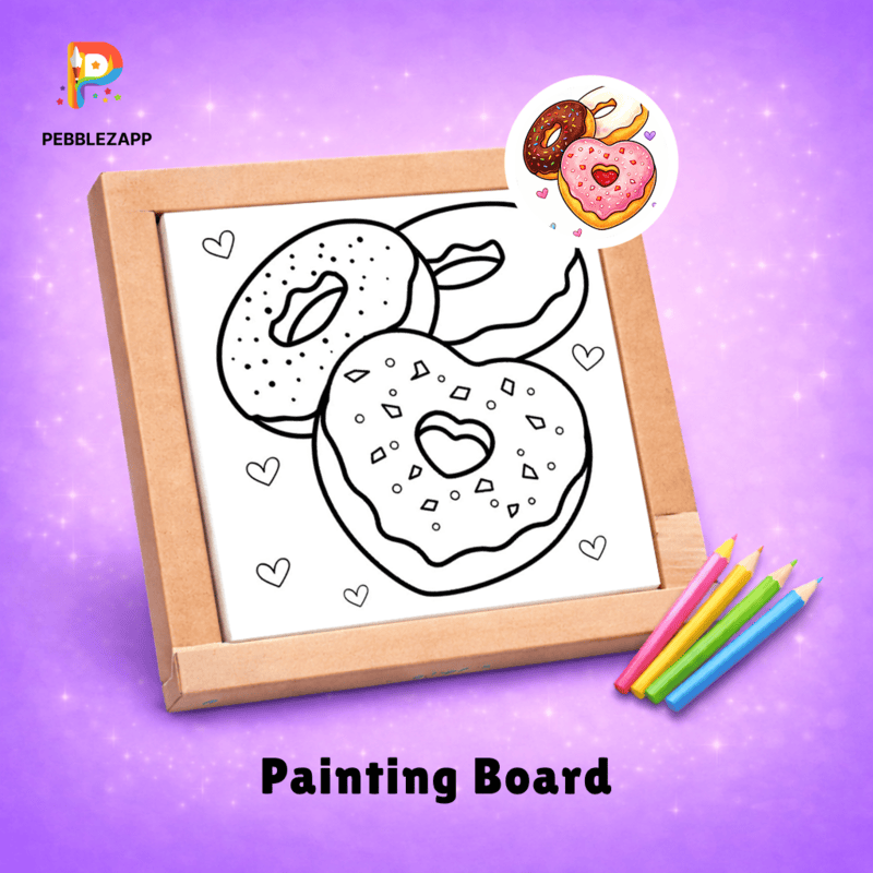 donut coloring