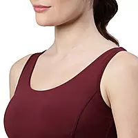 ENAMOR Athleisure Full Coverage Medium Impact Dry Fit Sports Bra E117 DRY BLOOD M