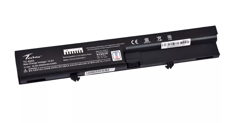 Techie Compatible Battery for HP 6520 – Compaq Business Notebook 6520s, 6530s, 6531s, 6535s series Laptop (4000mAh, 6-Cell)