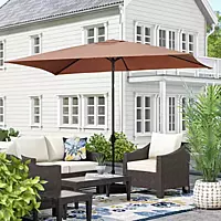 UMBRELLA WITH PROMO TABLE