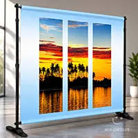 ADJUSTABLE BACKDROP STAND