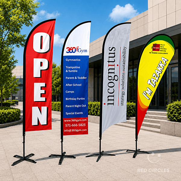 OUTDOOR DISPLAY FLAG