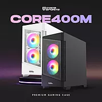 Coconut Core 400M Black Mid ATX Gaming Cabinet