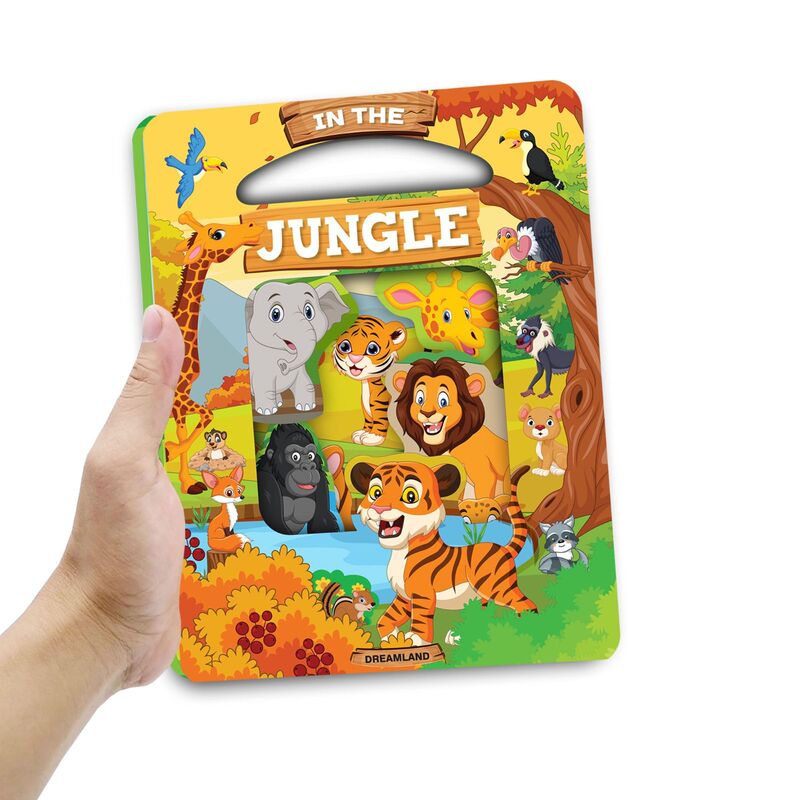 In the Jungle- Window Cut Board Book