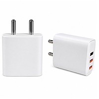 Champion 65W GaN Fast Charger with Type-C PD/PPS & USB Port, 3-Port Wall Adapter for Mobile, Tablet & Laptop