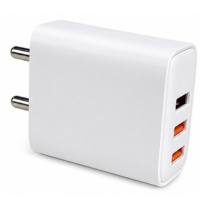 Champion 65W GaN Fast Charger with Type-C PD/PPS & USB Port, 3-Port Wall Adapter for Mobile, Tablet & Laptop
