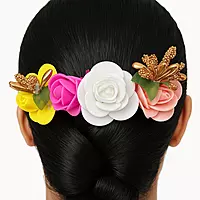 Floral Elegance Hair Comb Set-2pc