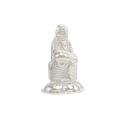 Silver Lord Sai Baba Idol Silver Lord Sai Baba Idol