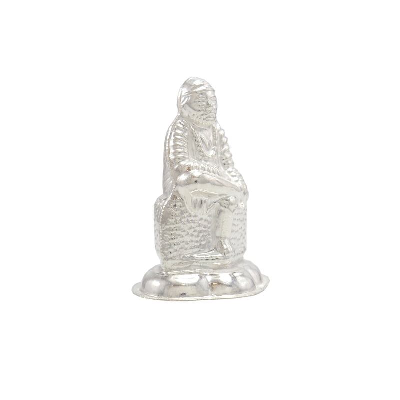 Silver Lord Sai Baba Idol