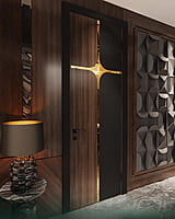 Luxurious 2.5D HDHMR Door with Deco Paint Finish