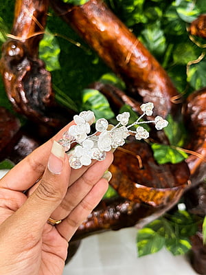 Crystal hair accessories