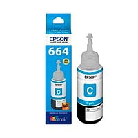 Epson Ink 664200 Cyan Ink Bottle 70ml Epson Ink 664200 Cyan Ink Bottle 70ml