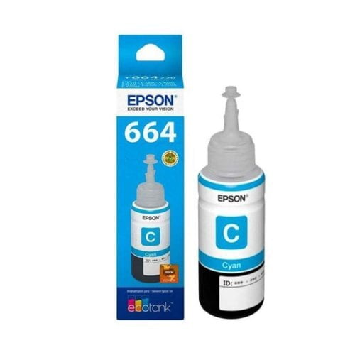 Epson Ink 664200 Cyan Ink Bottle 70ml Epson Ink 664200 Cyan Ink Bottle 70ml