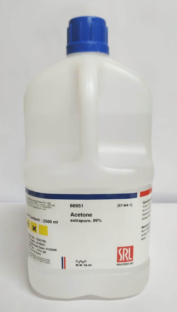 Acetone extrapure, 99% SRL