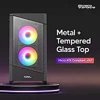 Coconut Core 400M Black Mid ATX Gaming Cabinet