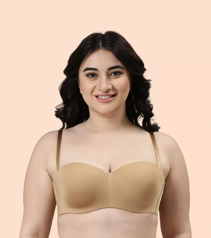 ENAMOR Strapless Multiway Styling Women's T-Shirt Bra - Padded, Wired, Medium Coverage F074
