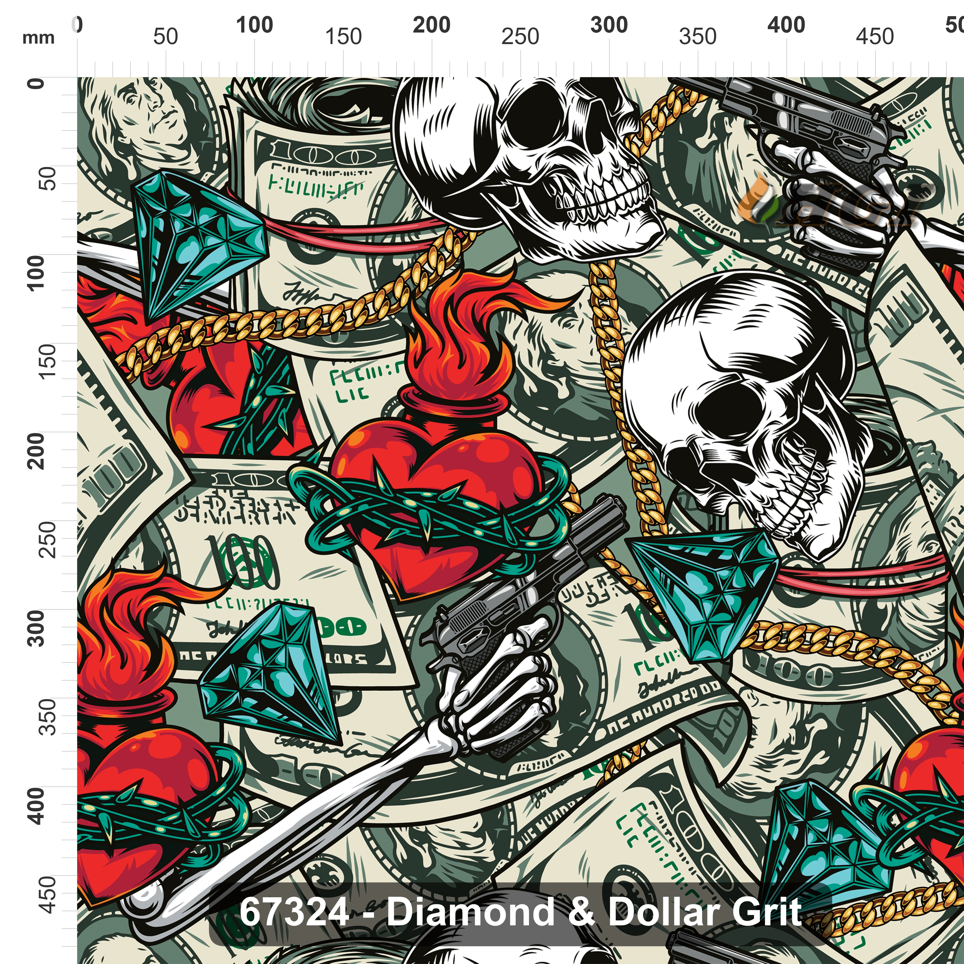 67324 Diamond Dollar Grit