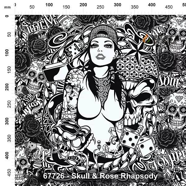 67726 Skull Rose Rhapsody 67726 Skull Rose Rhapsody