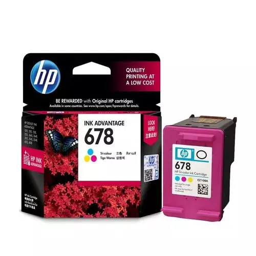 Hp Ink Cartridge CZ108AA(678 Clr)