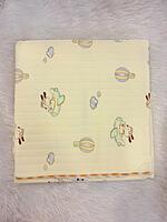 2-Layer Muslin Baby Blanket – 85x85 cm - Red Blossom Comforter